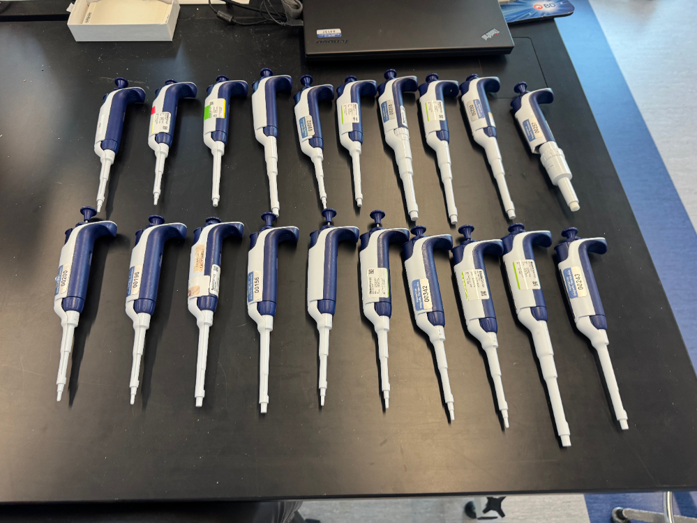 Image of Rainin Pipet-Lite XLS Single Channel Pipettes - Quantity 20